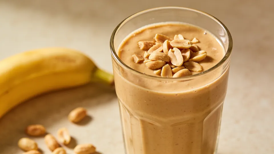 Shake Energético de Pasta de Amendoim